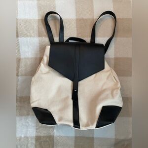 Deux Lux Elegant Black and Cream Women's Bag Backpack